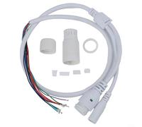 For RJ45 and DC Female Power Network Cable for IP Camera PCB Module, 70cm Length, Copper and PVC Materials Stable Data and Power Transmission
