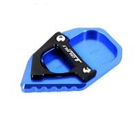 For RNINET R NINET Rnine T Nine 2017-2021 Motorcycle CNC Kickstand Foot Side Stand Extension Pad Support Plate With Logo(Blue)