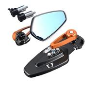 For Ro&yal Enfield Meteor/Classic 350 500 Interceptor Universal Motorcycle Mirrors Rearview 2pcs Handle Bar End Mounting Rearviews Sides Mirrors