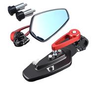 For Ro&yal Enfield Meteor/Classic 350 500 Interceptor Universal Motorcycle Mirrors Rearview 2pcs Handle Bar End Mounting Rearviews Sides Mirrors