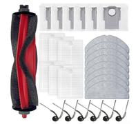 For Roborock For Q7 M5+ For Q7 TF+ Vacuum Replacement Pack with Main Brush, Side Brushes, Filters, Mop Cloths, and Dust Bags to Support Thorough Cleaning and Dust Collection (B)