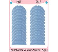 For Roborock S7 Max S7 Maxv T7Splus Vacuum Robot Replaceable Mop Cleaning Cloth Accessories 24pcs