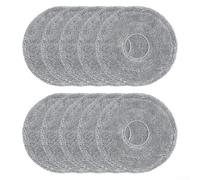 For Roborock S9 MaxV Slim 10R Z70 Microfibre Mop Pad Replacements Washable Reusable Cleaning Cloths for Hard Floor Maintenance (10 PACK)