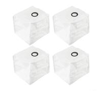 For Robot Vacuum Dust Bags, 4L Capacity Replacement Bags Compatible with RC3 Plus, RE4 Plus, RE5 Plus Auto Empty Station, 90 Days Long Lasting, 4 or 10 Pack(4 PACK)