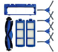 for Robovac for G40 Vacuum Cleaner Replacement Accessory Kit - Roller Capture Brush Cover 2 Side Brushes Plus Filter for Deep Brush Carpet Dust Fine and Cleaning