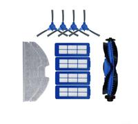 For Robovac Replacement Parts Compatible with For Eufy For G10 For G20 G30 Includes Filters Mop Cloths Side Brushes and Roller Brush for Enhanced Cleaning (A)
