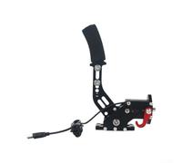 For Robust Aluminium Handbrake 32 x 18 cm for Racing Simulator (Black) | High-quality aluminium, 32 x 18 x 10 cm compact, for robust construction, intensive use, durable