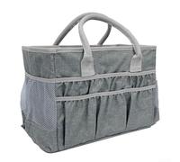 For robust polyester organiser bag, grey, lots of storage space for