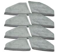 For ROIDMI EVE Max Mop Cloth Replacement Pack Compatible with Robot Vacuum Cleaner, Microfiber Cleaning Cloths 2/4/8 Pieces for Hygienic Floor Care (8 PACK)