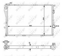 FOR ROLLS ROYCE SILVER SERAPH 5.4 98 to 02 M73B54 Radiator