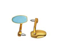 For Royal Alloy Ra GP125 GP200 Gp 125 200 S LC Motorcycle Rearview Mirrors Handlebar Bar End Rear View Mirror Side Mirrors Motorcycle rearview mirror handlebar end mirror (Color : Gold)