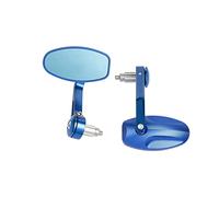 For Royal Alloy Ra GP125 GP200 Gp 125 200 S LC Motorcycle Rearview Mirrors Handlebar Bar End Rear View Mirror Side Mirrors Motorcycle rearview mirror handlebar end mirror (Color : Blue)