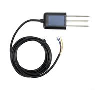 for RS485 Soil Moisture Sensor with, Humidity, PH and Conductivity Detection, IP68 Waterproof Soil Tester for Agricultural and Industrial Use(B)