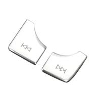 For RS7 2012-2018 Car Switch Button Engine Start Stop Decoration Cover Sticker Trim Central Control Gear Shift Panel Cover Trim(B Model Silver)