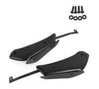 For RSV4 RF RR 2015-2020 Motorcycle Side Down Force Spoilers Front Winglet Downforce Fairing Aerodynamic Fixed Wing Side Cowling Side Fairing(Matte Black-black)