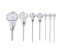 For RTD PT100 Sensor Probe with M20x1 5 Thread and Thermocouple Terminal Head for Temperature Controllers Measuring from 200 to 420 Degrees Stainless Steel (300mm)