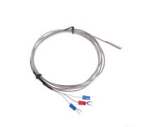 For RTD PT100 Temperature Detector with Stainless Steel Body and 300cm Shielded Cable for Process Instrumentation