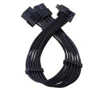For RTX40 Series Graphics Card 2x 8Pin Female To 12VHPWR PCIE 5.0 16Pin ATX3.0 600W Power Supply Cord 30CM Solid Pin Socket