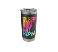 for Runners: Sleep, Run, EAT, Repeat. Stainless Steel Insulated Tumbler