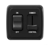 For RV and Marine 12V DC Toggle Switch with High Side Dimmer Control, Supports Lighting Loads Up to 60, Designed for Small Space Installation in Vehicles