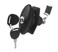 For RV Camper Trailer Cabinet and Drawer Lock with Waterproof Zinc Alloy Construction, Black Hatch Handle Latch with ABS Material for Motorhome, Caravan, Yacht or Mailbox