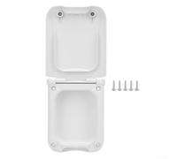 for rv Power Outlet Box ABS UV Resistant Secure Closure for Trailer for | -motorhome,UV-resistant ABS, Dual Snap & Magnetic Closure, 90x115mm Cut-out, For RV Trailer for motorhome Camping