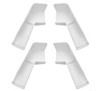 for rv Roof Rain Gutter Spouts 2 Left 2 Right Set for rv Roof(White) | Stops black streaks, diverts rainwater, fits most for rvs, 4-piece set, for durable ABS build