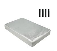 for rv Sunroof Sunshade 14x14x3in Reflective Waterproof Fit | Silver material blocks sunlight and rain Easy to install for standard 14-inch vents Enhances airflow and maintains cabin
