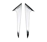 For RX 350h 450h 500h 2023 2024 ABS Car Chrome Rear Window Spoiler Side Wing Triangle Cover Trim Garnish Decoration