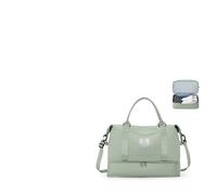 for Ryanair Airlines Underseat Cabin Bag 40x30x20 Weekend Overnight Carry on Holdall 40x20x25 for Women Travel Duffel Sport Gym Tote Mum Hospital Bags with Wet Pocket,A10-White Green