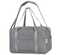 for Ryanair Cabin Bag 40X20X25 Underseat Foldable Travel Duffel Bag Holdall Tote Overnight Carry on Luggage for Women and Men 20L (Grey)