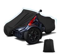 for Ryker Full Cover Compatible with Can-Am Ryker 300D Oxford Fabric Protector from Dust Dirt Snow Rain Sun Rays(Black)