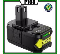 1~4x 18V 5.5Ah For Ryobi Battery Plus RB18L50 RB18L60 P108 P109 7000mAh /Charger