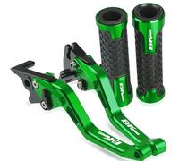 For S B-KING BKING 2008-2012 Motorcycle Accessories Adjustable Brake Clutch Levers Handlebar Grips(GREEN)
