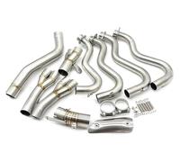 For S&uzuki GSX-R 1000 2009-2016 Motorcycle Front System 51mm Slip On Modified Connect Tube Link Exhaust Pipe Motorbike Muffler Exhaust