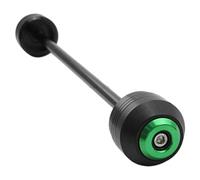 For S┐uzuki GSX-R 600/750 2011-2018 GSXR600 GSXR750 Motorcycle Crash Protector Front/Rear Axle Wheel Fork Sliders Crash Bobbins(Green,Front)