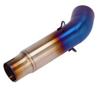 For S&uzuki GSX750 GSX-S 750 BK750 Gsxs750 GSR750 2023 Motorcycle Exhaust Muffler Mid Link Pipe Reserve Catalyst Slip-On Motorcycle Exhaust Muffler