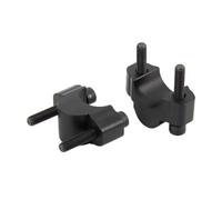 For S&uzuki LT500R LT250 LT80 Bar Mount Aluminum Alloy Handle Clamp 7/8 Inch 22mm Mount Riser Universal 30mm Motorbike Riser Bar Handlebar Risers (Color : Black)