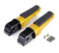 For S1000 R 2014 2015 2016 2017 2018 2019 For RR 2009-2019 Motorcycle Foot Pegs Footrest Rear Passenger Pedal Parts Accessories Motorcycle pedal(Yellow)