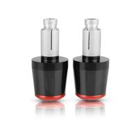 For S1000 R RR S1000RR 2009-2016 S1000R 2014 2015 2016 2009 CNC Motorbike Handle Bar Cap End Plugs(Black - red)