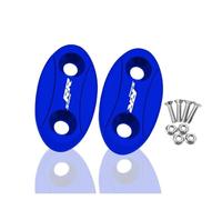 For S1000RR 2009-2018 Motorcycle Windscreen Driven Mirror Hole Cap(Blue)