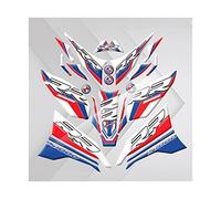 For S1000RR M1000RR 2019 2020 2021 2022 Motorcycle Front And Rear Fairing Head Sticker 3D Gel Protector Tank GNITRIMS(Blue White)