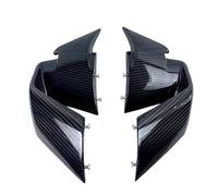 For S1000RR M1000RR 2019-2024 Motorcycle Winglet Aerodynamic Wing Kit Spoilers Front Spoiler Fxed Wind Winglets Side Panel Cover Fairing(19-22 Carbon texture)