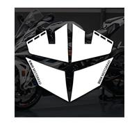 For S1000RR M1000RR 2019-2024 Motorcycle Winglet Aerodynamic Wing Kit Spoilers Front Spoiler Fxed Wind Winglets Side Panel Cover Fairing(23-24 white Stickers)