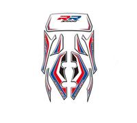 For S1000RR S 1000 RR 2009-2014 Motorcycle 3D Gel Protective Pads Fuel Tank Stickers Front Decals Fairing Sticker(BLUE C)