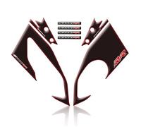 For S1000RR S 1000 RR 2015 2016 2017 2018 Motorcycle 3D Gel Protective Pads Fuel Tank Stickers Front Face Decals Fairing Sticker