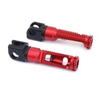 For S1000RR S1000R 2010-2020 HP4 2013-2015 S 1000 R RR Motorcycle Rider Footpegs Rests Pedal Front Foot Pegs Footrest Motorcycle Footrest Bracket(Red)