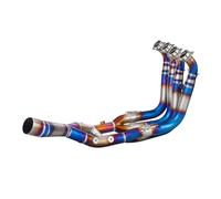 For S1000RR S1000R 2019-2024 Exhaust Motorcycle System Modified Racing Front Link Pipe Escape Moto Connect 60mm Muffler(TYPE-B)