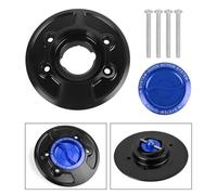 For S1000RR S1000R HP4 K1600GT K1600GTL R1200GS ADV R 1200 R CLASSIC HP2 Keyless Quick Release Tank Fuel Caps Gas Cover(Blue-S)