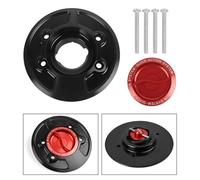 For S1000RR S1000R HP4 K1600GT K1600GTL R1200GS ADV R 1200 R CLASSIC HP2 Keyless Quick Release Tank Fuel Caps Gas Cover(Red-S)